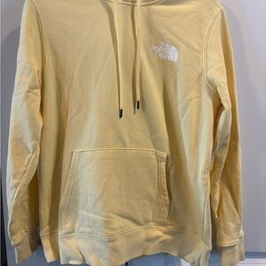 The North Face Yellow Crewneck Hoodie